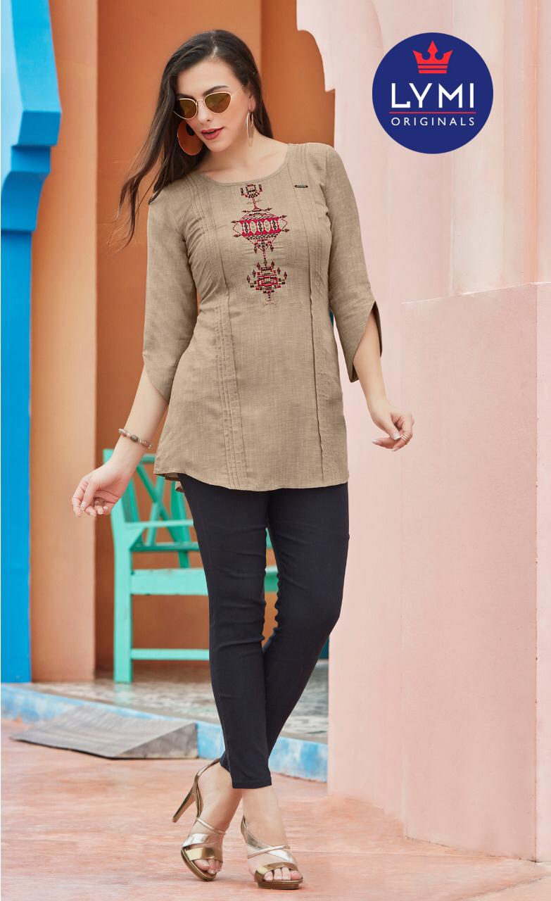 Litchi Plain Top For Women Embroidery Work